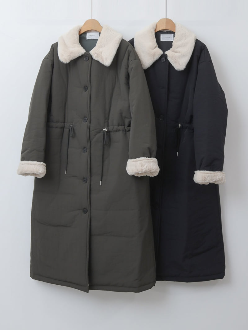 Lovely - Korean Women Fashion - #womensfashion - Kelly Mink Trench Coat - 12