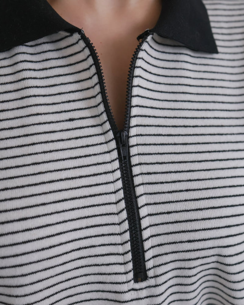 Lovely - Korean Women Fashion - #womensfashion - Willy Collar Tee - 11