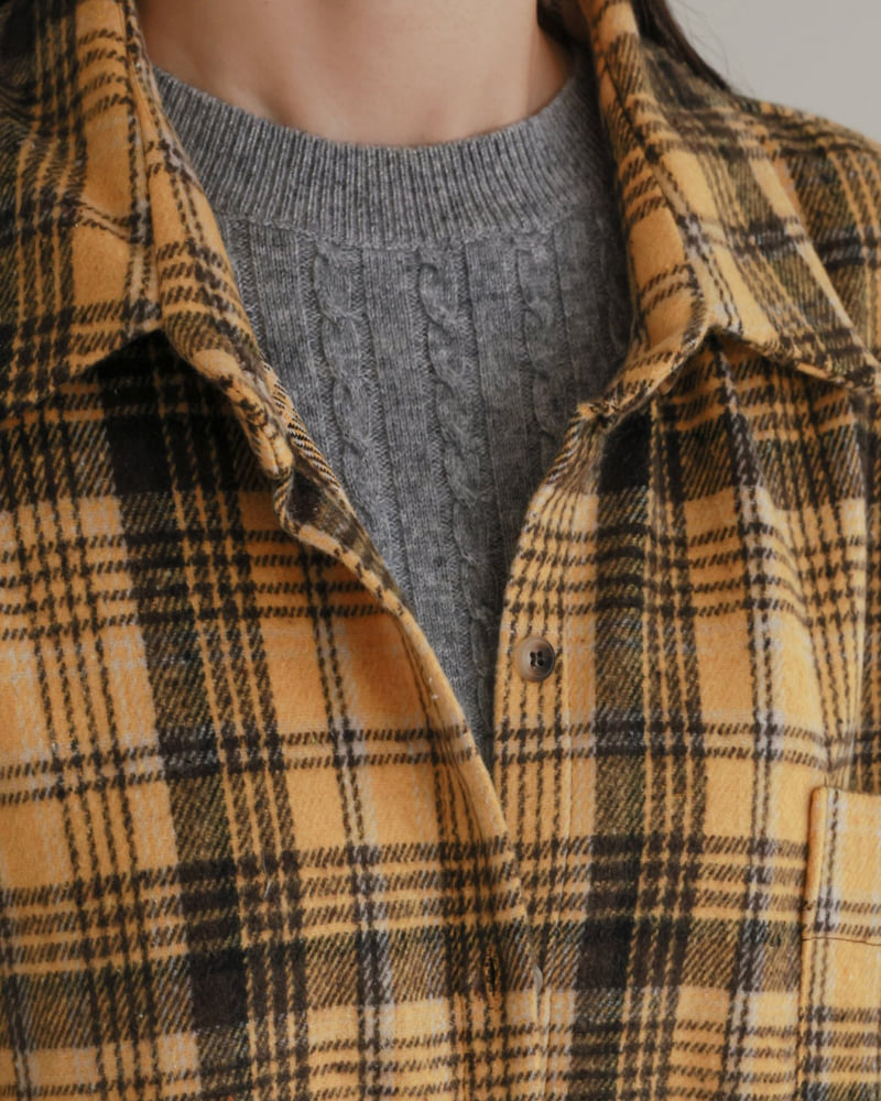 Lovely - Korean Women Fashion - #womensfashion - Mine Check Shirt - 8
