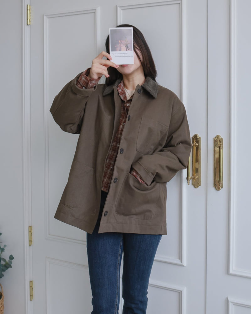 Lovely - Korean Women Fashion - #womensfashion - Peach Work Jacket - 7