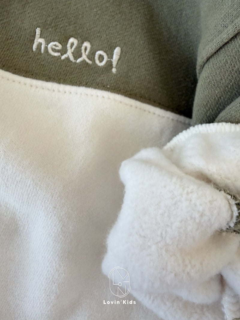 Lovin - Korean Baby Fashion - #babyboutiqueclothing - Hello Raglan Sweatshirt - 12