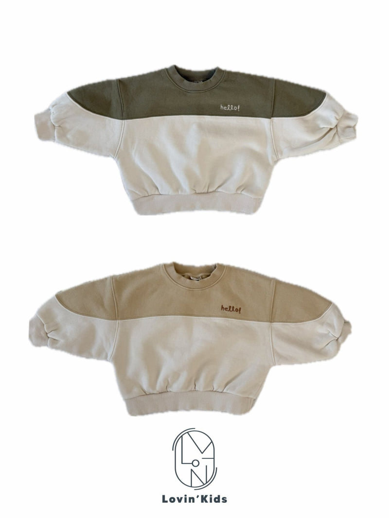 Lovin - Korean Baby Fashion - #babylifestyle - Hello Raglan Sweatshirt - 2