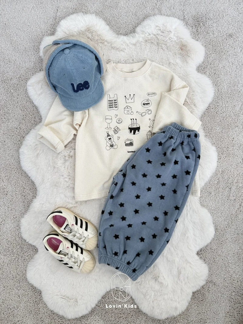 Lovin - Korean Baby Fashion - #babyoninstagram - Star Jogger Pants - 12