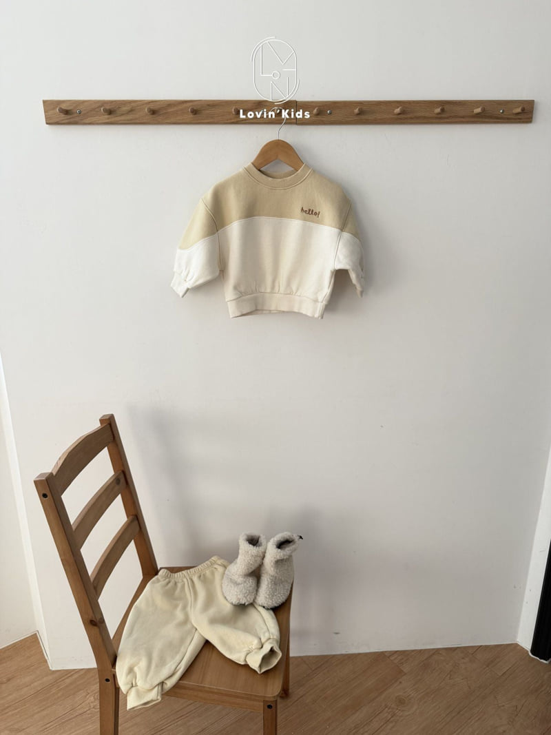 Lovin - Korean Baby Fashion - #babyoninstagram - Hello Raglan Sweatshirt - 4
