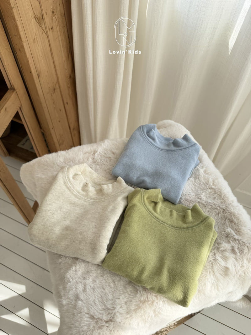 Lovin - Korean Baby Fashion - #babyoutfit - Soft Fleece Tee - 9