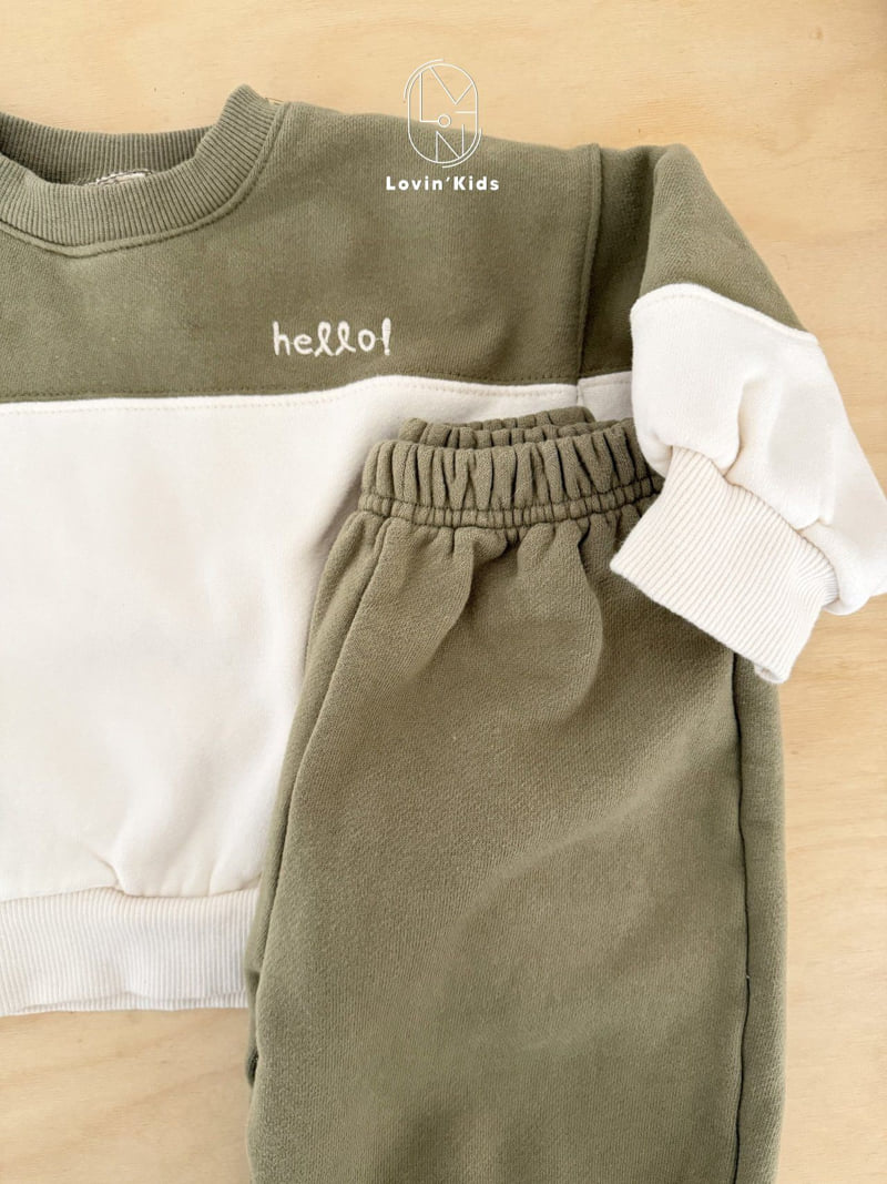 Lovin - Korean Baby Fashion - #babyoutfit - Hello Raglan Sweatshirt - 6