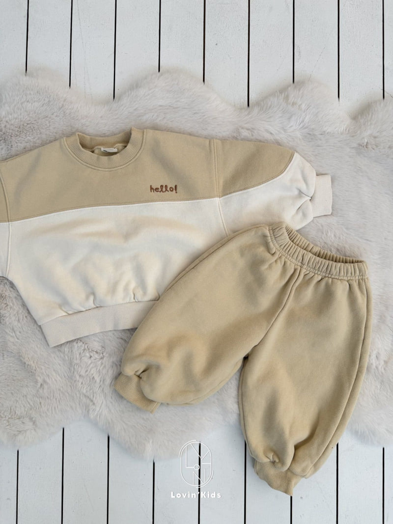 Lovin - Korean Baby Fashion - #onlinebabyboutique - Hello Raglan Sweatshirt - 8