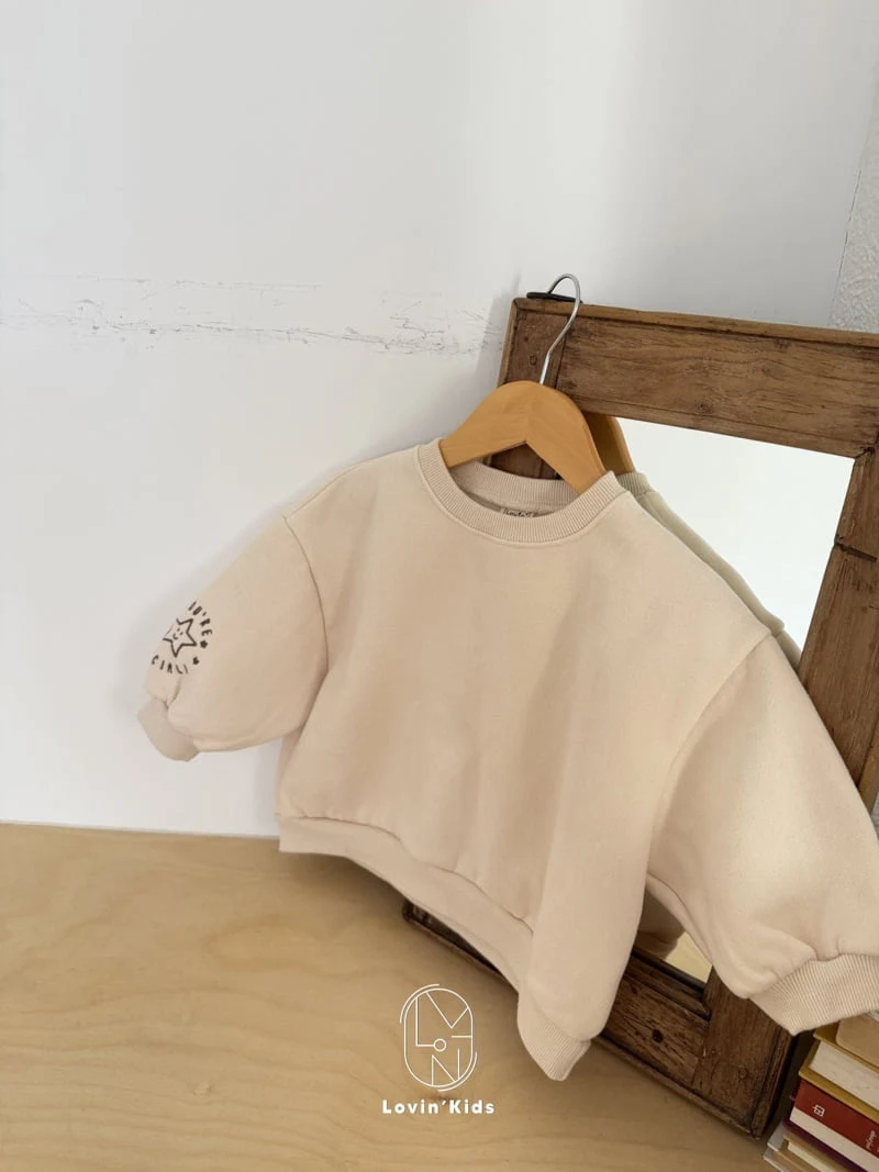 Lovin - Korean Baby Fashion - #onlinebabyshop - Star Embroidery Sweatshirt - 11