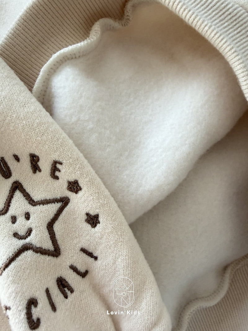 Lovin - Korean Baby Fashion - #smilingbaby - Star Embroidery Sweatshirt - 12