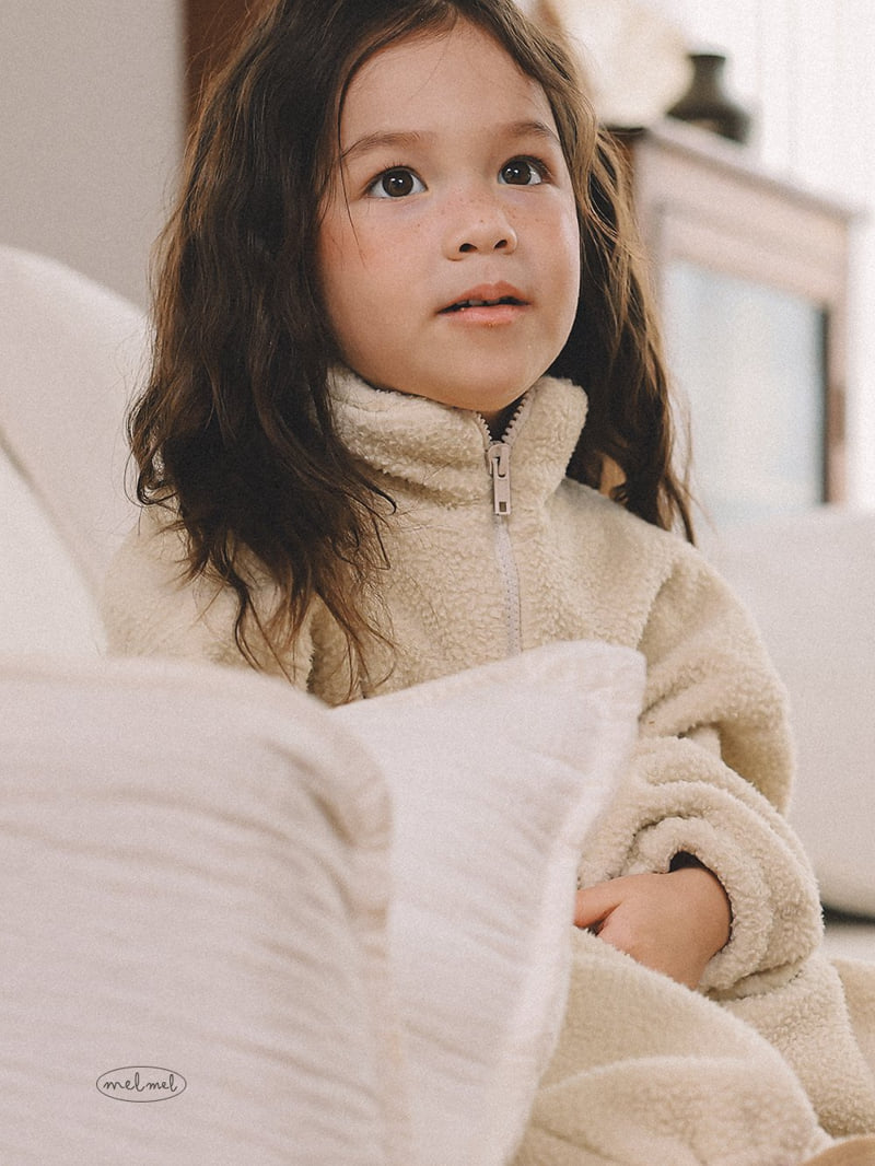 Melmel - Korean Baby Fashion - #babyboutique - Fleece Set-up - 11