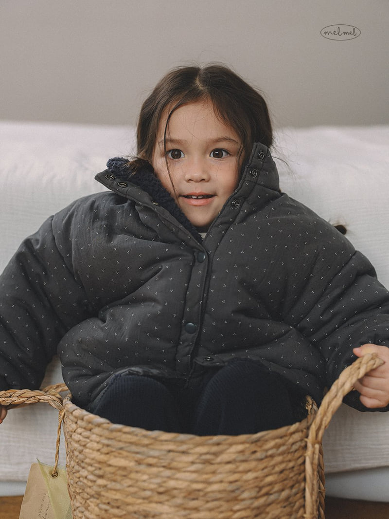Melmel - Korean Baby Fashion - #babyoninstagram - Dot Warm Jumper - 10