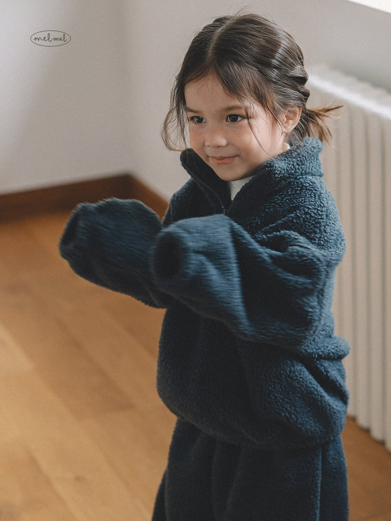 Melmel - Korean Baby Fashion - #babyootd - Fleece Set-up - 5