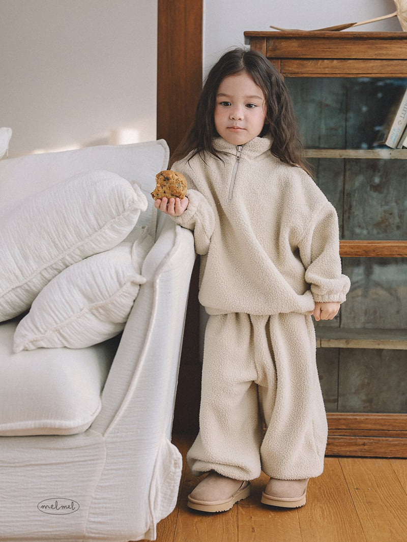 Melmel - Korean Baby Fashion - #onlinebabyboutique - Fleece Set-up - 9