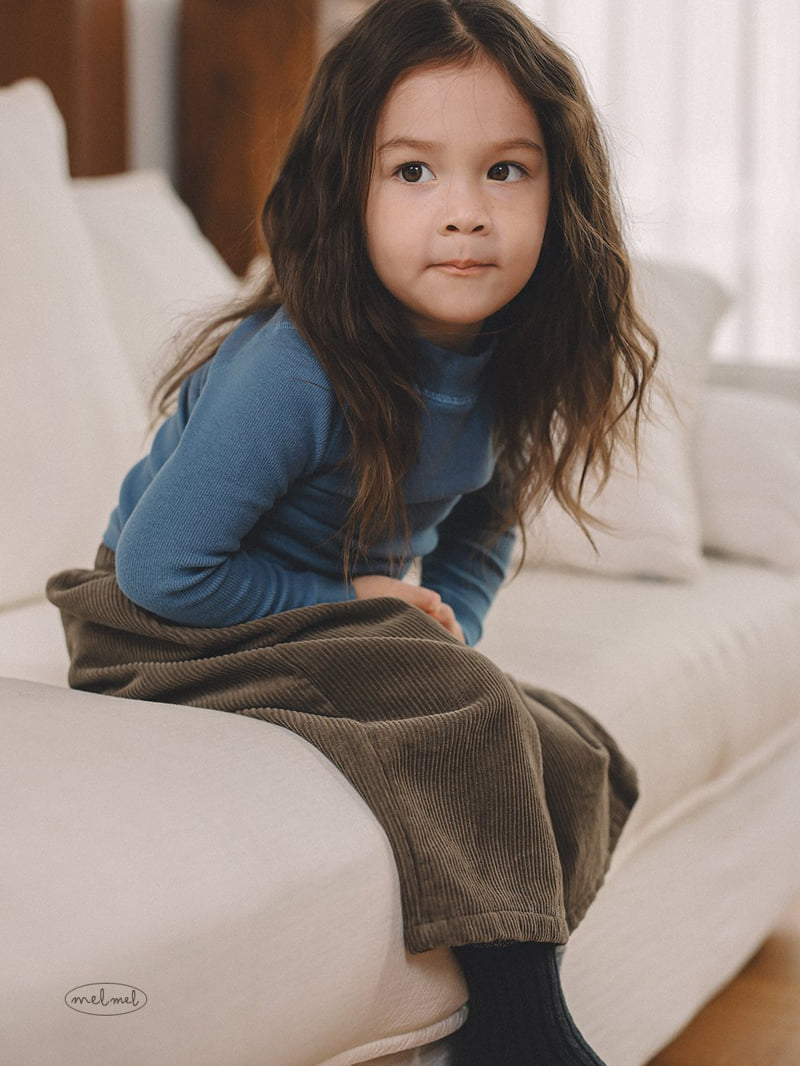 Melmel - Korean Children Fashion - #childofig - Corduroy Warm Wide Pants - 6