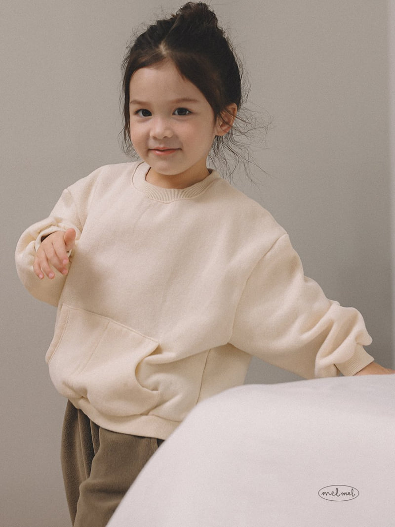 Melmel - Korean Children Fashion - #childofig - Pocket Fleece Sweatshirt - 12