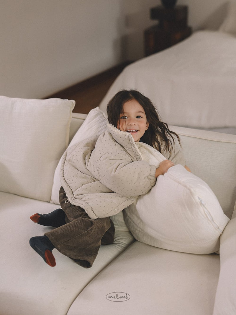 Melmel - Korean Children Fashion - #discoveringself - Corduroy Warm Wide Pants - 9