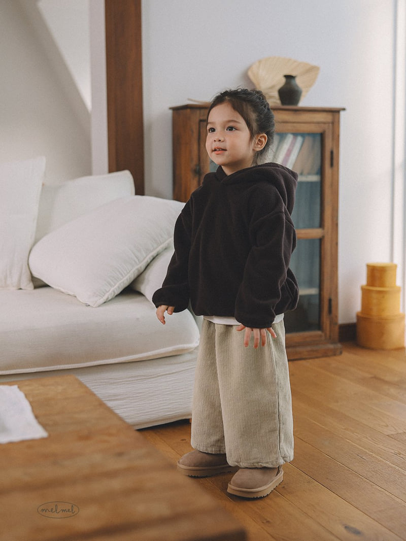 Melmel - Korean Children Fashion - #fashionkids - Corduroy Warm Wide Pants - 10