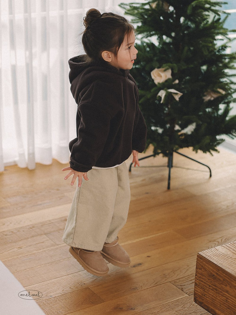 Melmel - Korean Children Fashion - #kidsshorts - Corduroy Warm Wide Pants - 11