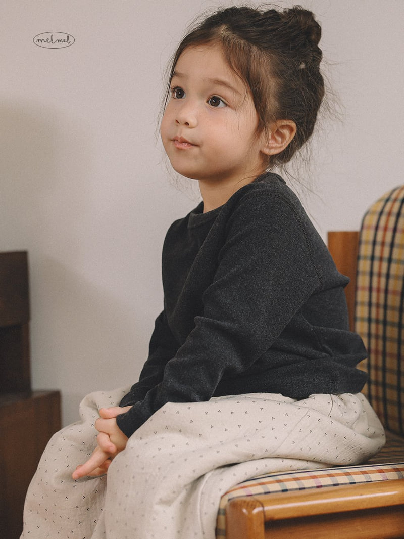 Melmel - Korean Children Fashion - #kidsshorts - Mochi Tee - 8