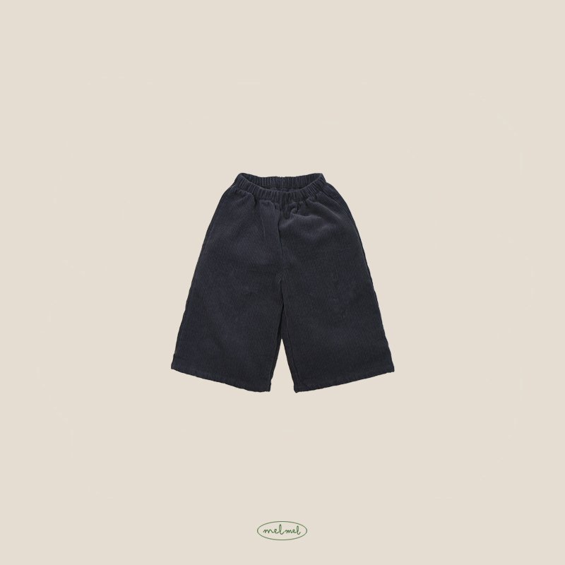 Melmel - Korean Children Fashion - #stylishchildhood - Corduroy Warm Wide Pants - 5