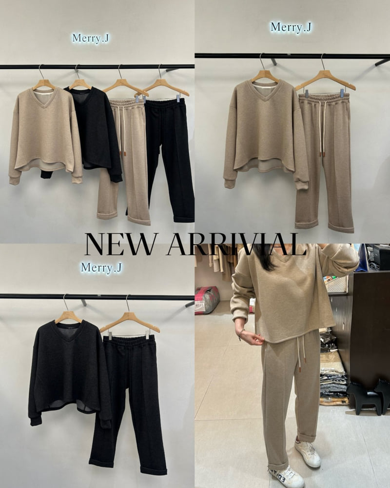 Merry J - Korean Women Fashion - #momslook - Double Weave Cuff Pants