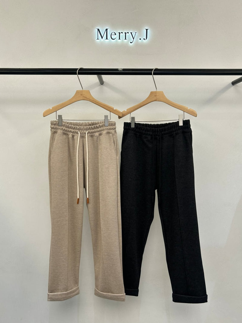 Merry J - Korean Women Fashion - #momslook - Double Weave Cuff Pants - 11