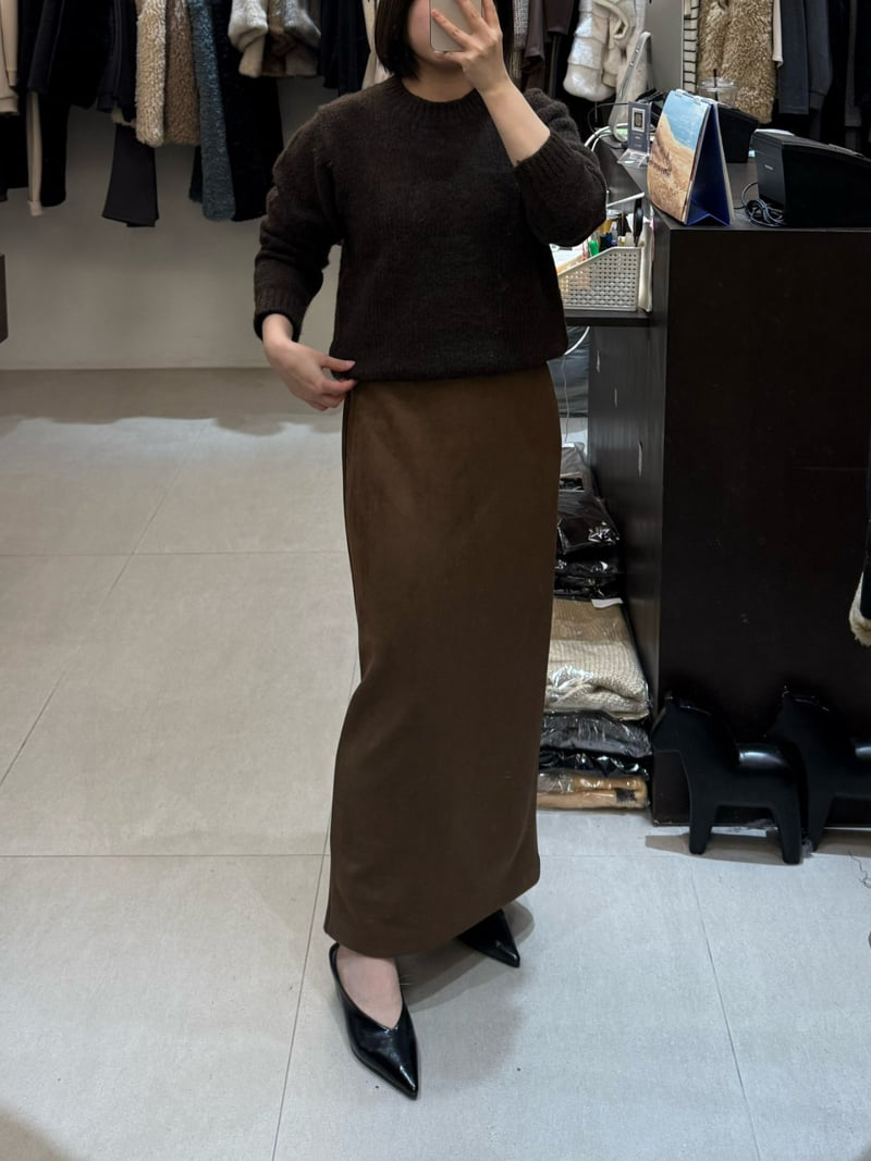 Merry J - Korean Women Fashion - #momslook - Suede Skirt - 11