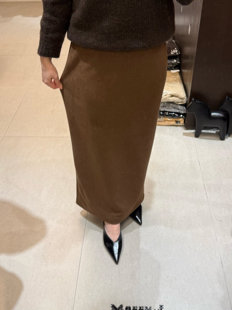 Merry J - Korean Women Fashion - #momslook - Suede Skirt - 12