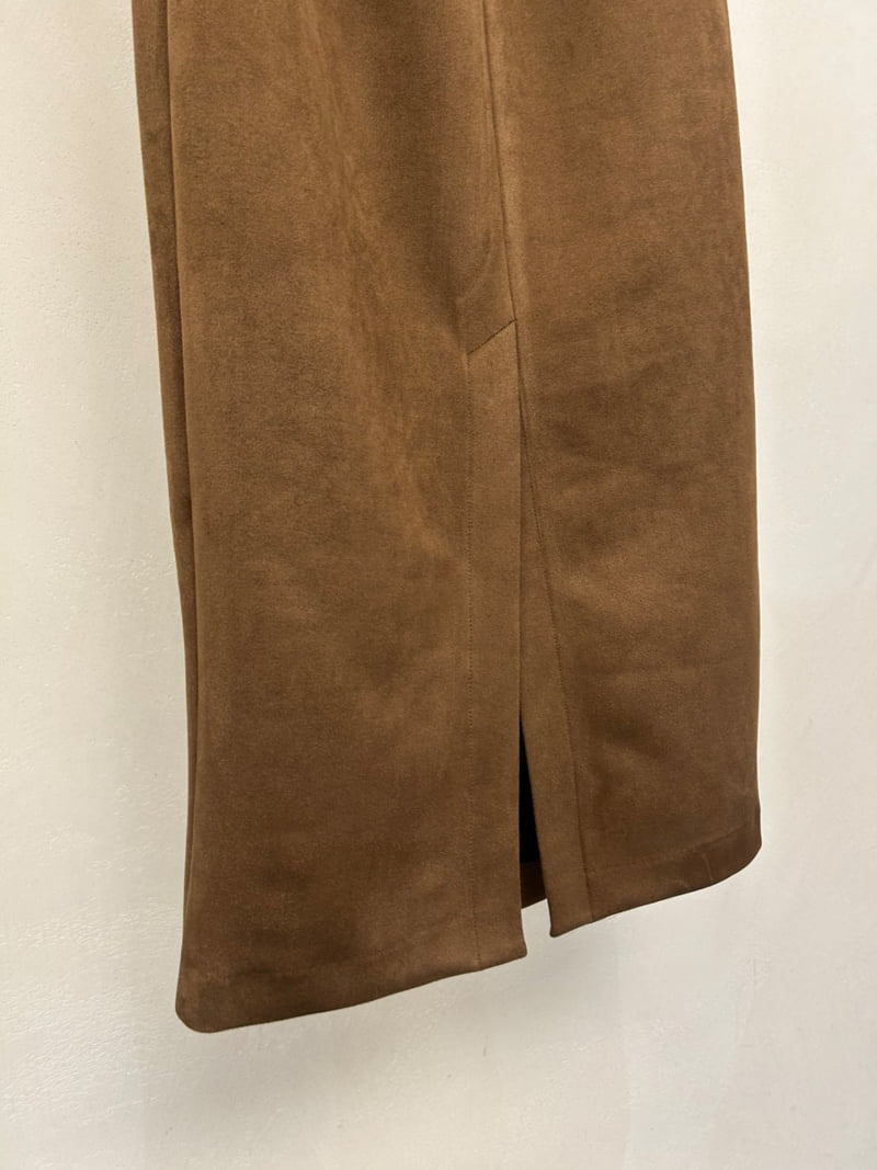 Merry J - Korean Women Fashion - #momslook - Suede Skirt - 8