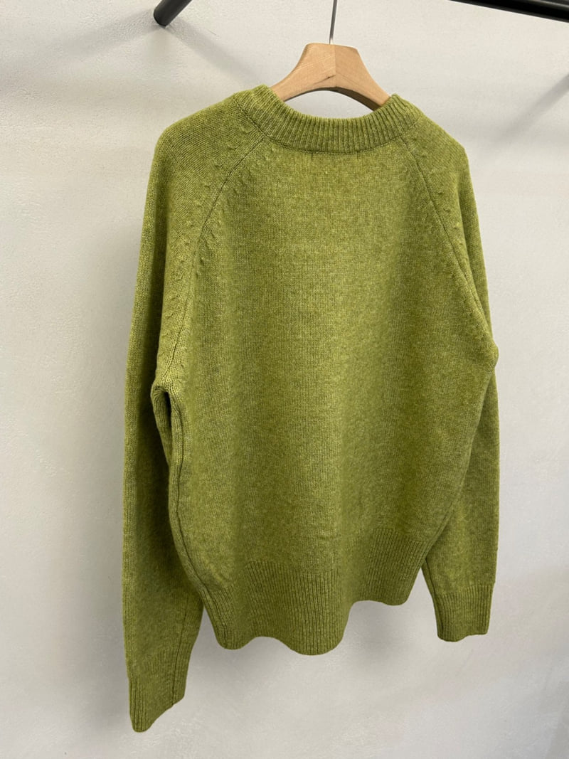 Merry J - Korean Women Fashion - #momslook - Air Wool V Neck Knit - 10