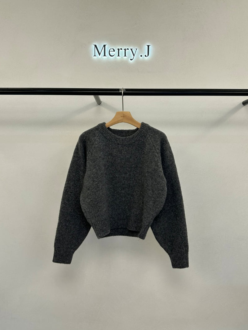 Merry J - Korean Women Fashion - #momslook - Mongle Round Knit - 6