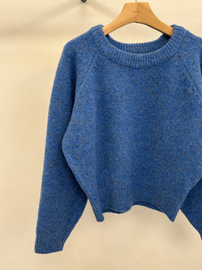 Merry J - Korean Women Fashion - #momslook - Mongle Round Knit - 8