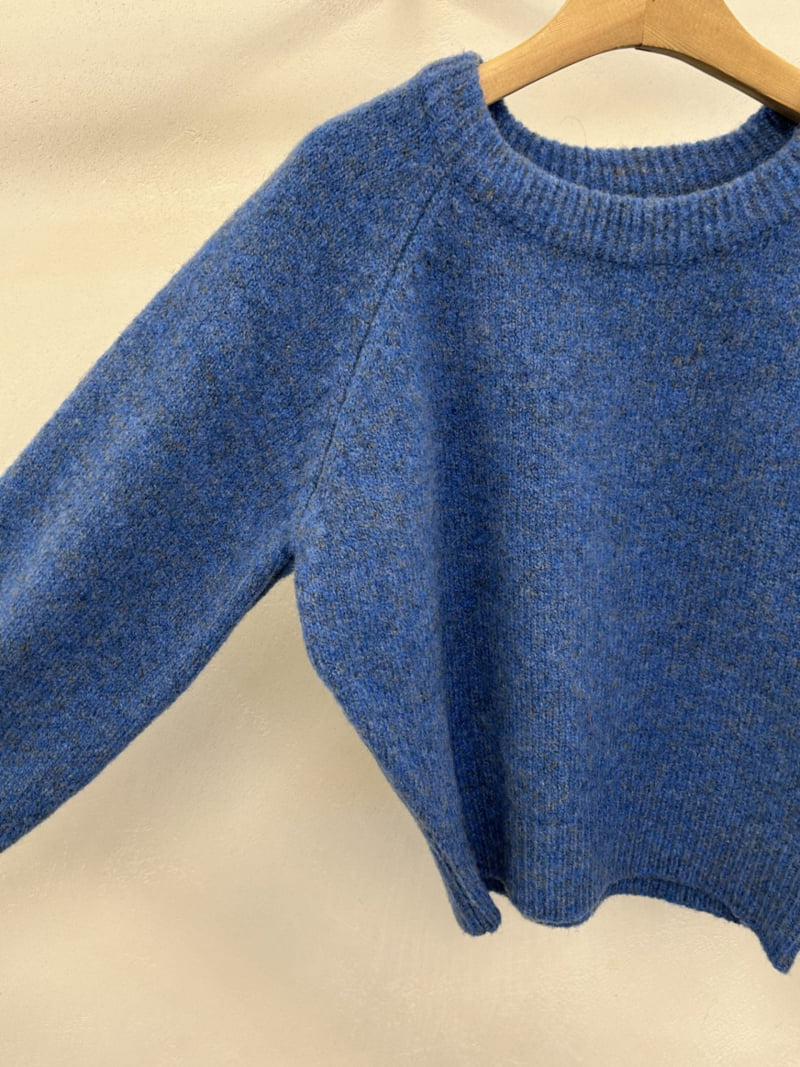 Merry J - Korean Women Fashion - #momslook - Mongle Round Knit - 9