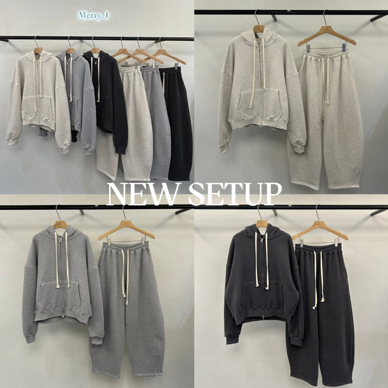 Merry J - Korean Women Fashion - #momslook - Mie Two Way Zip-Up