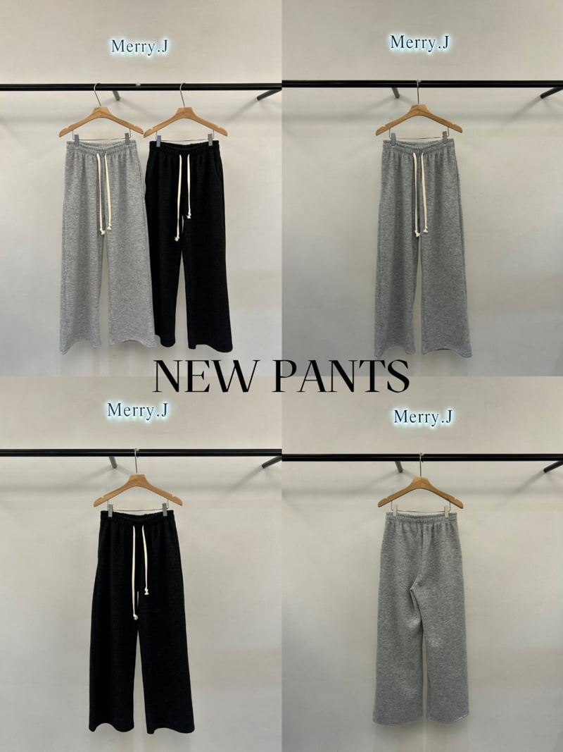 Merry J - Korean Women Fashion - #momslook - Mute Fleece Pants