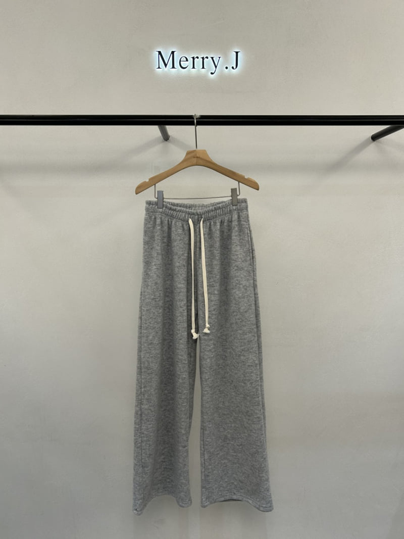 Merry J - Korean Women Fashion - #momslook - Mute Fleece Pants - 3