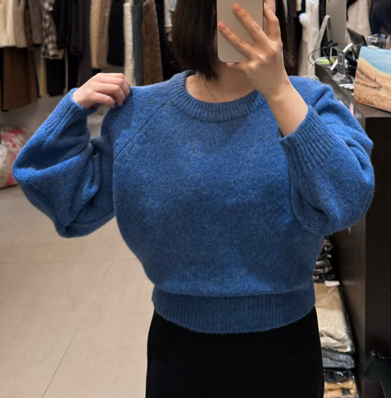 Merry J - Korean Women Fashion - #vintageinspired - Mongle Round Knit - 12