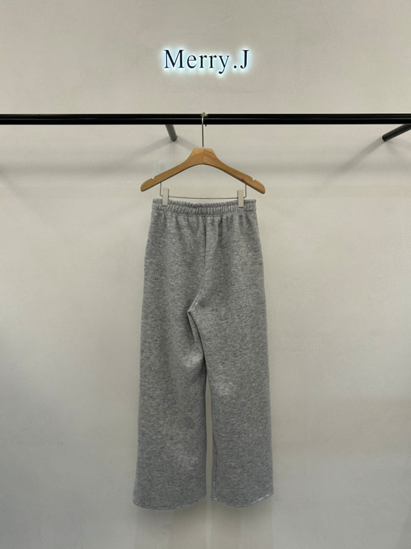 Merry J - Korean Women Fashion - #vintageinspired - Mute Fleece Pants - 5