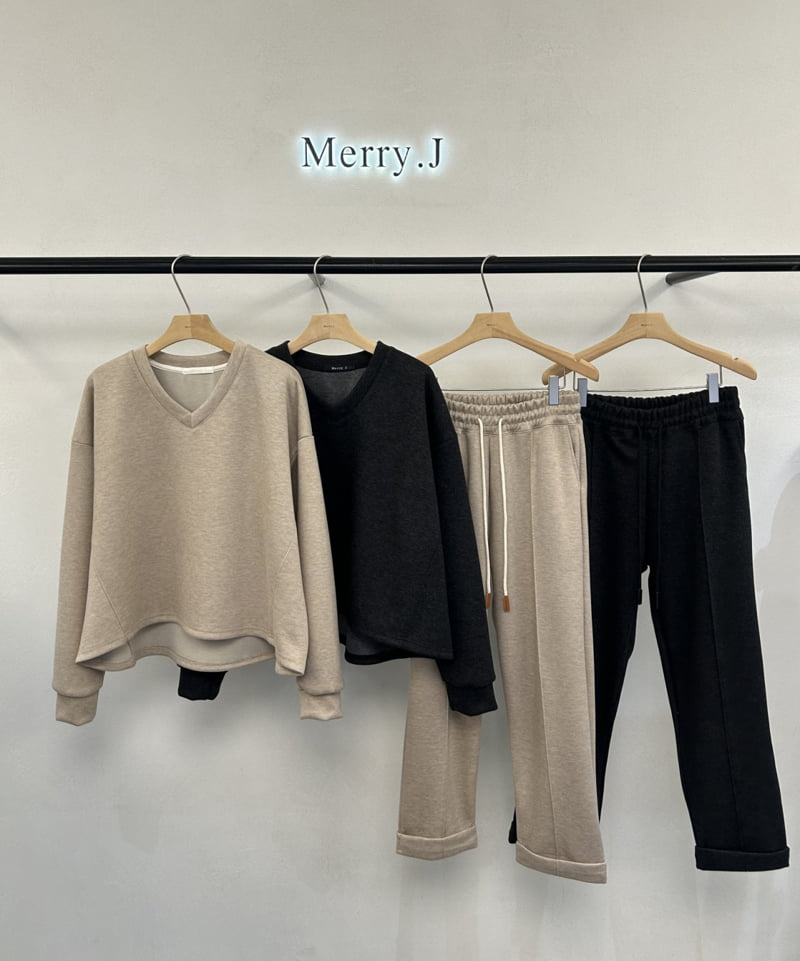 Merry J - Korean Women Fashion - #womensfashion - Double Weave Cuff Pants - 2