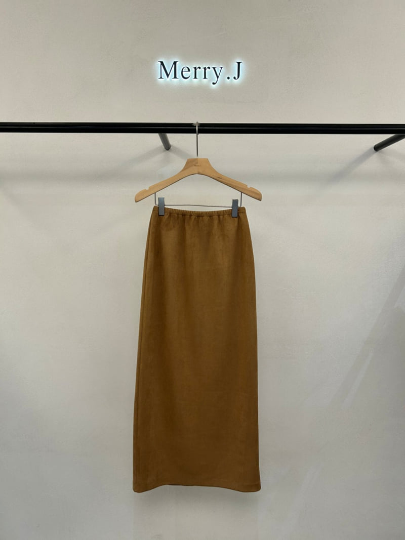 Merry J - Korean Women Fashion - #womensfashion - Suede Skirt - 3