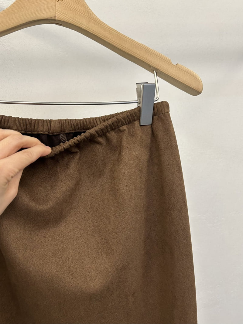 Merry J - Korean Women Fashion - #womensfashion - Suede Skirt - 7