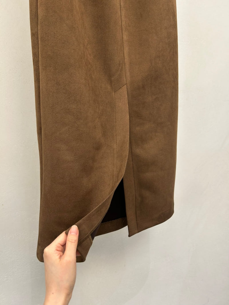Merry J - Korean Women Fashion - #womensfashion - Suede Skirt - 9