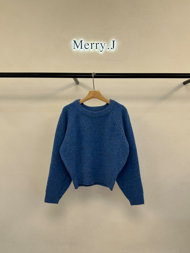 Merry J - Korean Women Fashion - #womensfashion - Mongle Round Knit - 5