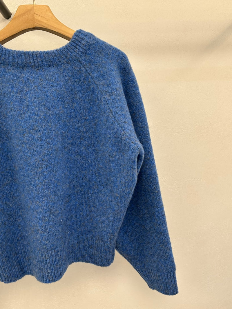 Merry J - Korean Women Fashion - #womensfashion - Mongle Round Knit - 7