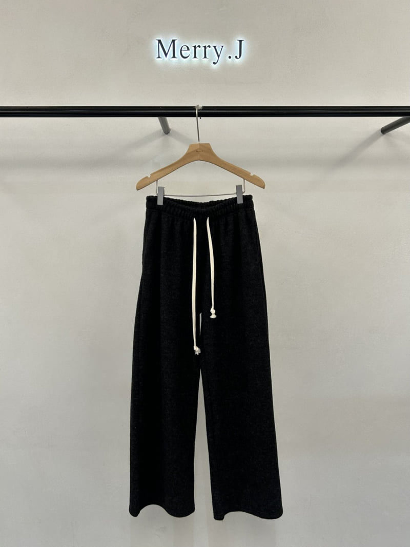 Merry J - Korean Women Fashion - #momslook - Mute Fleece Pants - 4