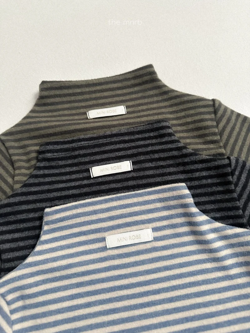 Mini Robe - Korean Baby Fashion - #babyboutique - Willy Half Turtleneck Tee - 12