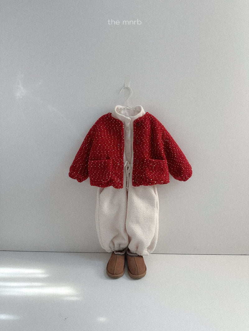 Mini Robe - Korean Baby Fashion - #babyboutiqueclothing - Bear Fleece Jumpsuit - 11