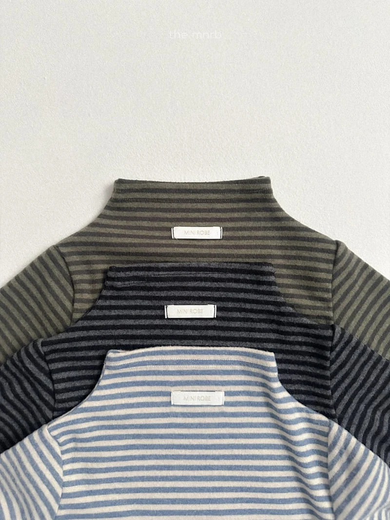 Mini Robe - Korean Baby Fashion - #babyfashion - Willy Half Turtleneck Tee