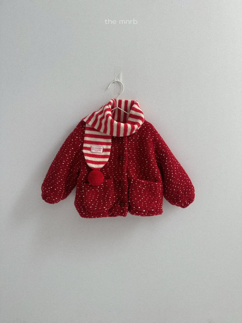 Mini Robe - Korean Baby Fashion - #babyootd - Pom Pom Muffler - 10