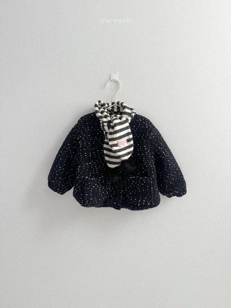 Mini Robe - Korean Baby Fashion - #babyoutfit - Pom Pom Muffler - 11